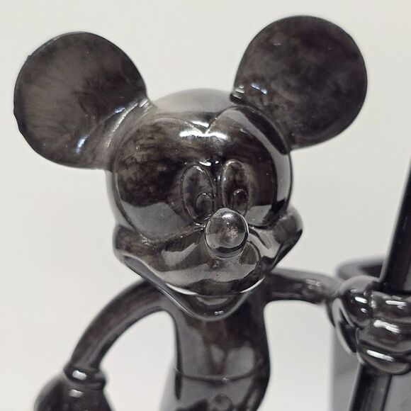 Vintage Disney Mickey Mouse Desk Organizer Notes Pen Pencil Holder - Picture 2 of 8